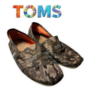 TOMS Men's Camouflage Slip-On Shoes